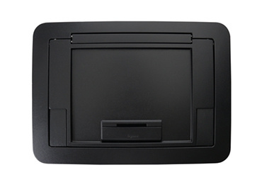 Wiremold EFB45CTBK Evolution™-Series EFB45 Floor Box Flush Style Cover with Carpet Insert Product image for Wiremold EFB45CTBK Evolution™-Series EFB45 Floor Box Flush Style Cover with Carpet Insert