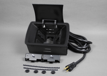 Product image for LCAN KC10CM2 CORD ENDED FLUSH BK OP