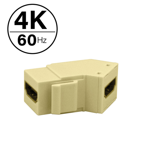 Product image for ON-Q WP124KIV 4K HDMI KEYSTONE INSERT IVORY