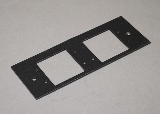 Product image for Wiremold OFR47-U OFR-Series Overfloor Raceway Extron MAAP Device Plate