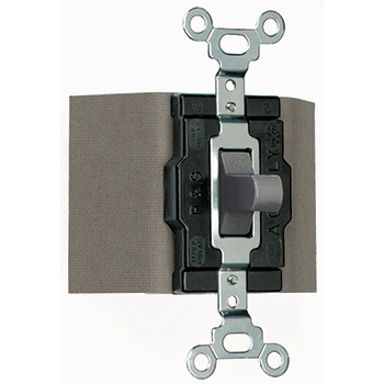 Product image for Pass & Seymour 1250GRY 120/277 VAC 15 Amp 1-Pole 3-Position Gray Momentary Manual Controller Switch