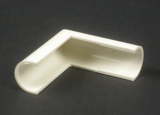 Product image for LCAN 318 NM EXT. ELBOW 300 IVORY