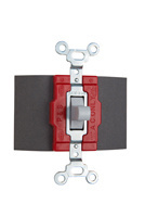 Product image for Pass & Seymour 1251-GRY Manual Control Switch, Single Pole / Double Throw, 20A 120/277V, Momentary Contact - Gray