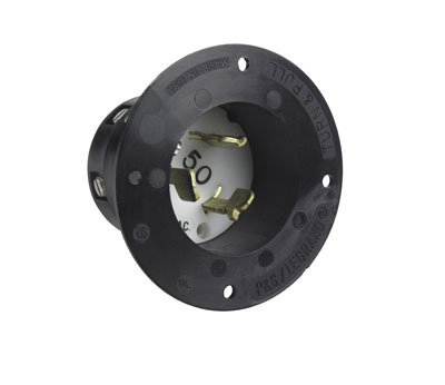 Product image for P&S 3775 3P4W 600VAC/250VDC INLET