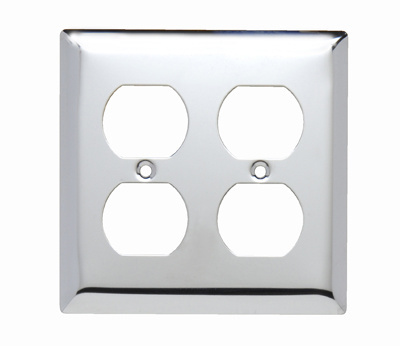 Product image for P&S SB82CH PLATE 2G DUPLEX CHROME