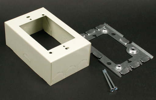 Wiremold 5751AWH 4-5/8 x 2-7/8 x 1-3/4" White Steel 1-Channel Raceway Deep Flush Type Extension Adapter Product image for Wiremold 5751AWH 4-5/8 x 2-7/8 x 1-3/4" White Steel 1-Channel Raceway Deep Flush Type Extension Adapter
