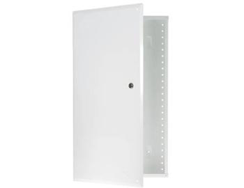 On-Q EN4250 14.3 x 3.7 x 42.1 Inch Powder Coated Glossy White Hinged Cover Enclosure Product image for On-Q EN4250 14.3 x 3.7 x 42.1 Inch Powder Coated Glossy White Hinged Cover Enclosure