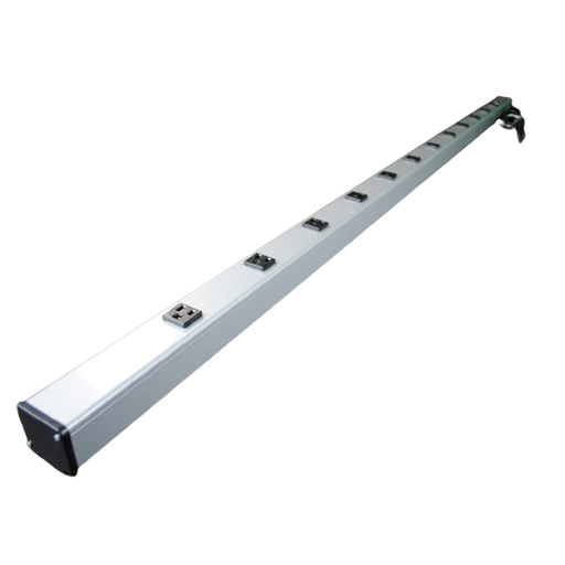 Product image for Wiremold UL2062BC 72" Long 6 Foot Cord 120 Volt 15 Amp Plug-In 12 Outlet Center Unit