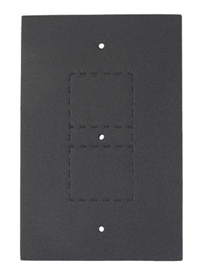 Product image for Pass & Seymour GASKET2 Weatherproof 1-Gang Multiuse Plate Gasket, Polyethylene