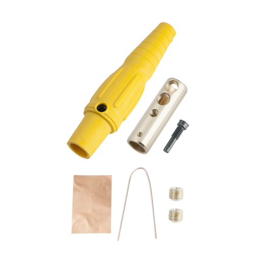 Product image for Pass & Seymour PS40-FB-Y Female Plug #2/0-4/0 400A 600V - Yellow