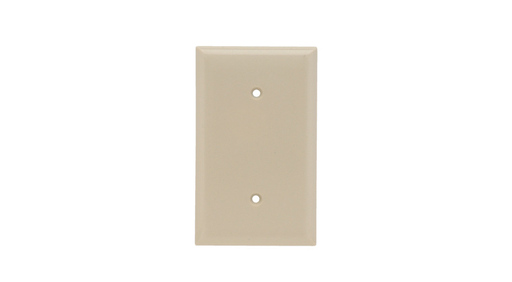Product image for Pass & Seymour SP14-I 1Gang Wall Plate, Blank, Strap Mount, Standard - Ivory