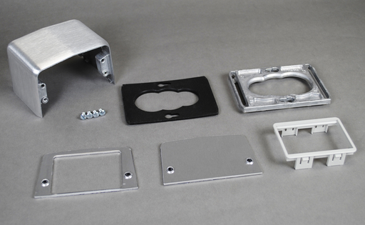 Product image for Wiremold 525ACT 525-Series Series Four-Piece Communication Service Fitting