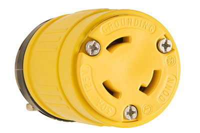 Product image for P&S 2947 TURNLOK RUBBER CONN 30A 12
