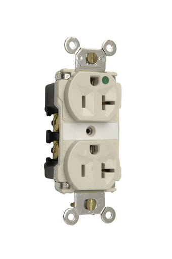 Product image for P&S 8300LAMRI HOSP GRD DUP RECP 20A