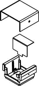 Product image for Wiremold 200-H/BTC 3/4" Poke-Through Service Head Housing and Base