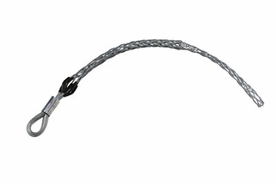 Product image for Pass & Seymour PM1001 Medium Duty, Short Length, Flexible Eye, T-Type Wire Mesh Pulling Grip, 1.000-1.490" Cable, Mesh Length 24", Eye Diameter 5/16", Break Strength 9,600 lbs