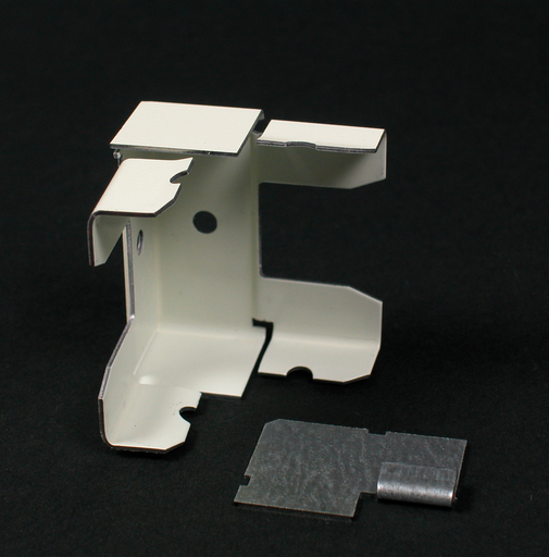 Product image for Wiremold 2417D-FW 2400D-Series Divided Internal Elbow Fitting, Fog White