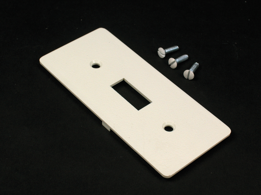 Product image for Wiremold 5507SW-WH 5500-Series Switch Faceplate Fitting