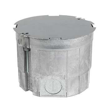 Product image for Wiremold CRFB4 CRFB-Series Four Gang Round Raised Floor Box