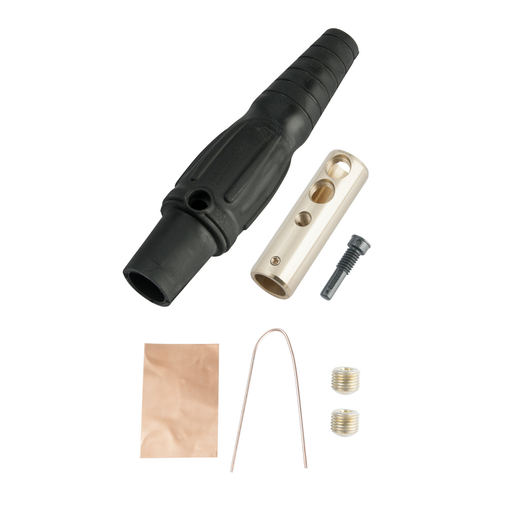 Product image for Pass & Seymour PS40-FB-BK Female Cam Device Plug, 400A 600V - Black