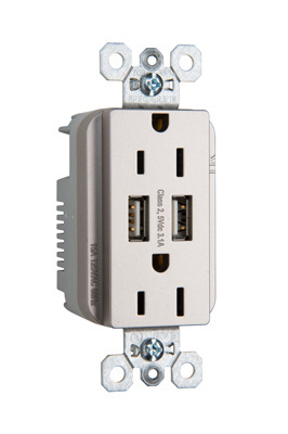 Product image for P&S TR5262USBNI DUP REC 15A TR SPEC