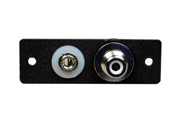 Product image for LCAN AV2004BK 1P,BLACK,RCA F/BNC WI