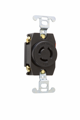 Pass & Seymour 7582 Receptacle Single 15A 125V 10amp 250V Turnlok Product image for Pass & Seymour 7582 Receptacle Single 15A 125V 10amp 250V Turnlok