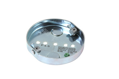 Product image for Pass & Seymour 77700 0.625" 8 cu.in Steel Direct Mount Fan Support Box