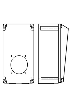 Pass & Seymour PSBBN301-W Pin & Sleeve Non-Metallic Back Box, 1" Hub Product image for Pass & Seymour PSBBN301-W Pin & Sleeve Non-Metallic Back Box, 1" Hub