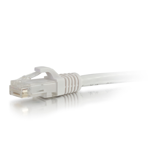 Mayer-DDS-Q-Series Patch Cords, CAT5E, Booted, White, 3 FT-1