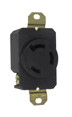 Product image for Pass & Seymour L1230-R Turnlok Single Receptacle, 3wire, 30amp 3phase 480V