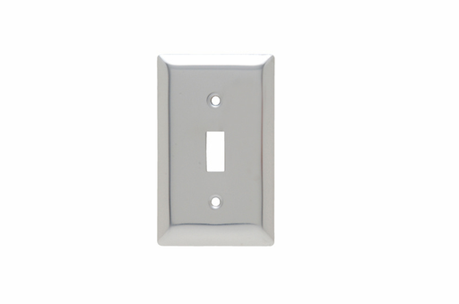 Product image for Pass & Seymour SB1-CH 1Gang Wall Plate, Toggle, Standard - Chrome