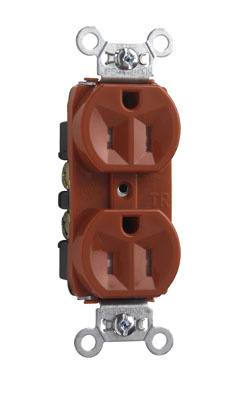 Product image for P&S TR5262RED RECEP DUP TR B+S WIRE