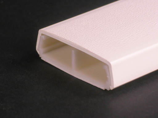 Product image for Wiremold 2300BACD-WH 2300-Series Divided Raceway Base and Cover