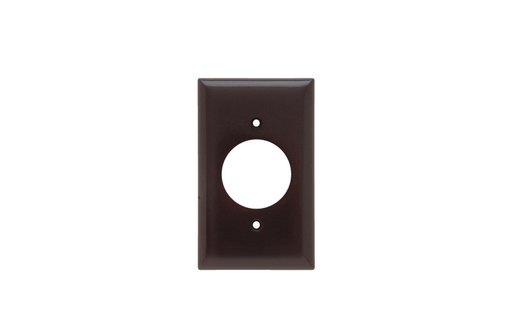 Product image for Pass & Seymour SP720 1Gang Wall Plate, Power Outlet Receptacle, 1.5625" Device, Standard - Brown