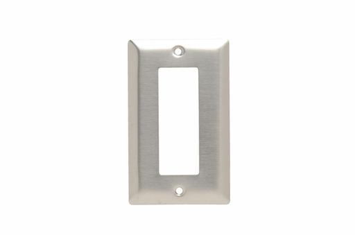 Product image for Pass & Seymour SS9 1Gang Wall Plate, Biplex/Triplex, Standard - 302/304 Stainless Steel