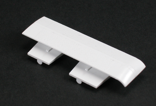 Product image for Wiremold 5406T 2-5/8 x 1" Ivory Non-Metallic Multiple Channel Raceway Twin Cover Clip