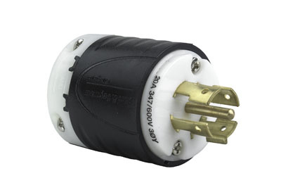 Product image for Pass & Seymour L2320-P Turnlok Plug, 5wire, 20A 347/600V