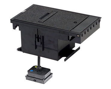 Mayer-DDS-Exterior Box Cover Assembly, 2 NEMA 5-15R Locking Receptacles, Black (COVER ONLY)-1