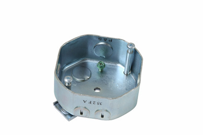 Product image for Pass & Seymour 55500 1.5 Inch Depth 16 In³ Steel Direct Mount Contractor Box