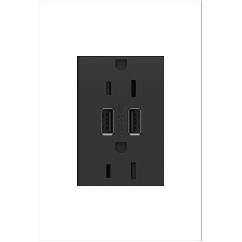 Product image for ADO ARTRUSB153G4 15A DUPLEX OUTLET