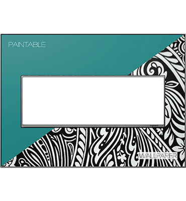 Product image for Pass & Seymour AWM3G-M4 3-Gang 2-Module Wall Plate - Magnesium