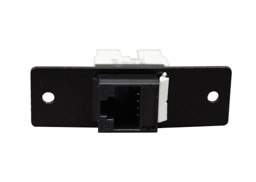 Product image for Wiremold AV9015BK Keystone CAT6 Jack Plate