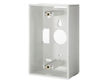 Product image for OnQ WP3409WH SGL GANG SURFACE MOUNT