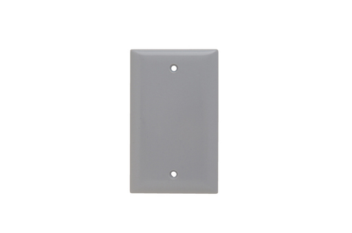 Product image for Pass & Seymour SP13-GRY 1Gang Wall Plate, Blank, Standard - Gray