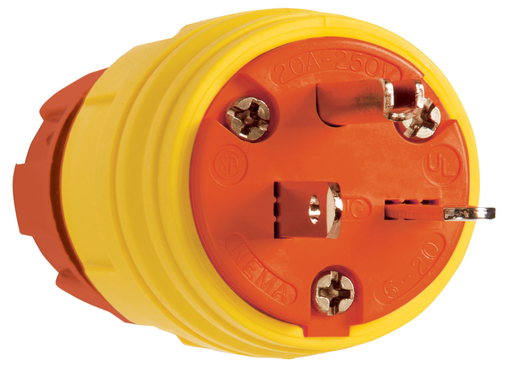 Product image for P&S 14W48AM STR BL IP67 PLUG 20A 25