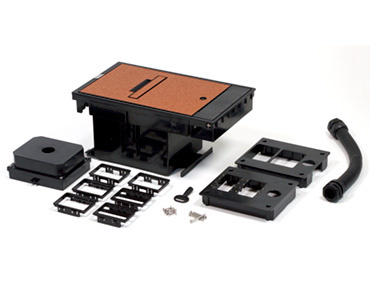 Mayer-DDS-Exterior Box Cover Assembly, 2-Gang Low Voltage Box for Communication and A/V, Brown (COVER ONLY)-1