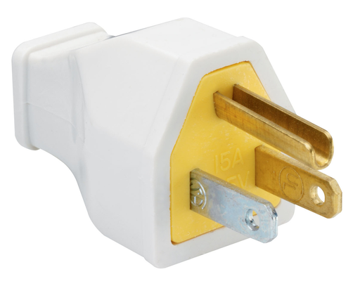 Product image for Pass & Seymour SA399-WCC10 White Household Device Plug and Connector