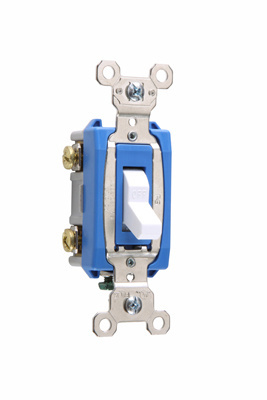 Product image for Pass & Seymour PS15AC2-W 2pole Toggle Switch, Back & Side Wire, 15A 120/277V - White