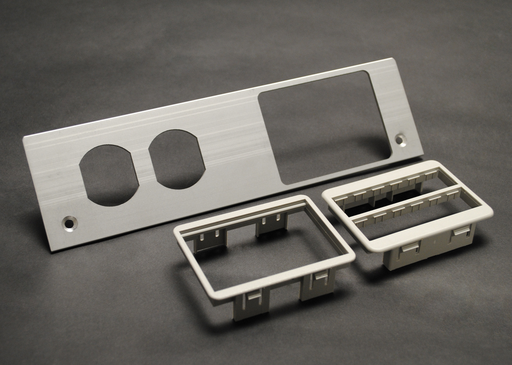 Product image for W-MOLD AL241FPD-6A DATA/POWER PLATE